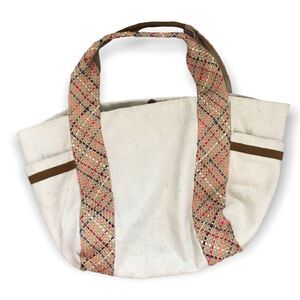 3/$15 American eagle outfitters boho beige and brown tote bag